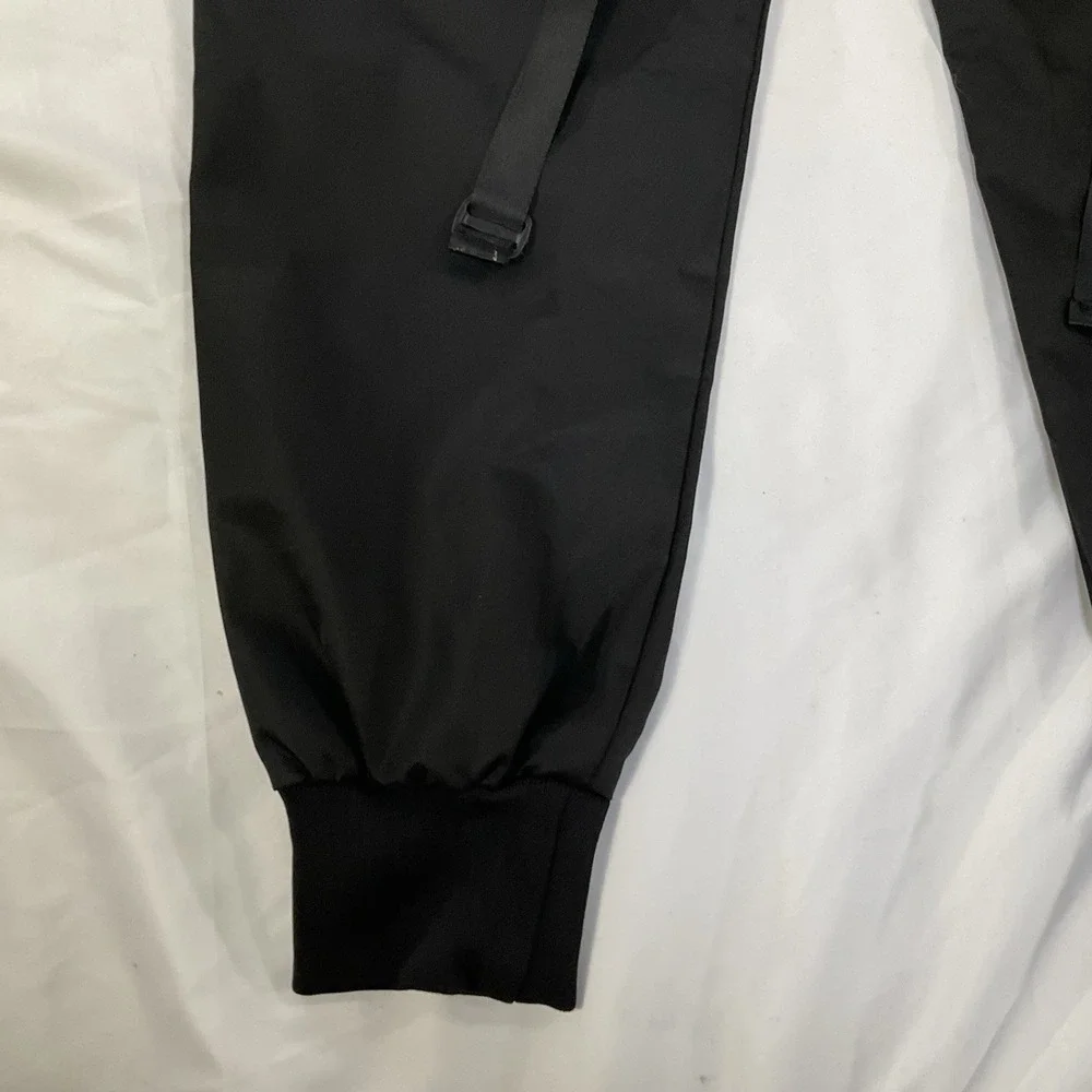 Aelfric Eden Land Combat Group Pants Mens Black Cargo Jogger Straps - Size L 337